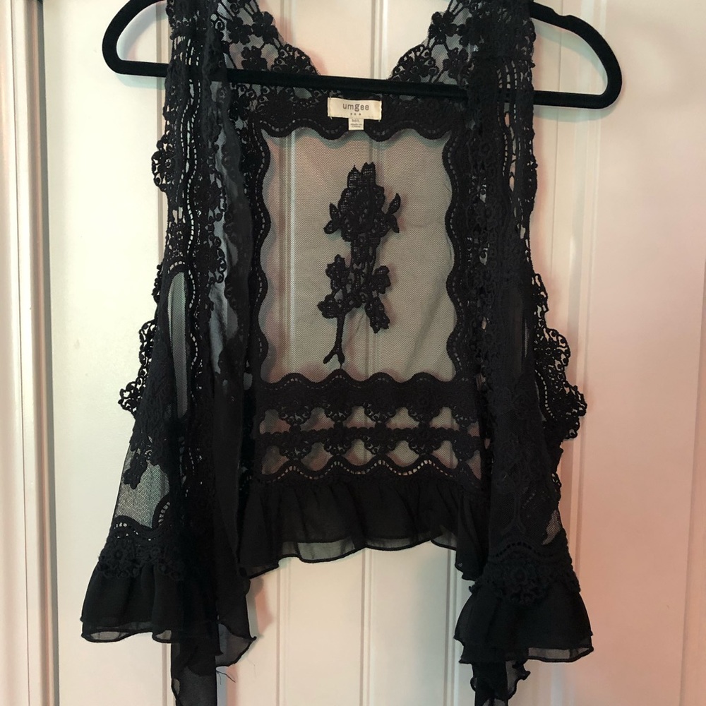 Lace Vest by Umgee